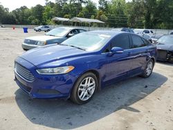 Salvage cars for sale at Savannah, GA auction: 2013 Ford Fusion SE