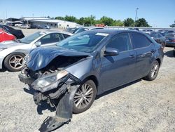 Salvage cars for sale at Sacramento, CA auction: 2015 Toyota Corolla L