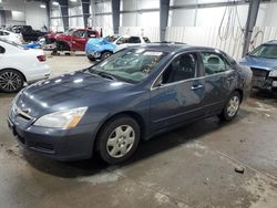 Salvage cars for sale at Ham Lake, MN auction: 2007 Honda Accord LX
