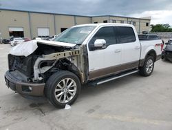 Salvage cars for sale at Wilmer, TX auction: 2015 Ford F150 Supercrew