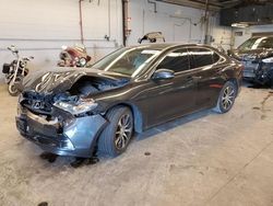 Salvage cars for sale at Wheeling, IL auction: 2015 Acura TLX