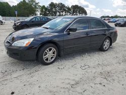 Salvage cars for sale at Loganville, GA auction: 2007 Honda Accord EX