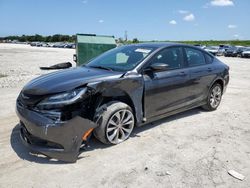 Salvage cars for sale at West Palm Beach, FL auction: 2015 Chrysler 200 S