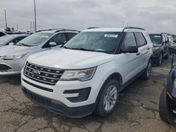 Salvage cars for sale from Copart Woodhaven, MI: 2016 Ford Explorer