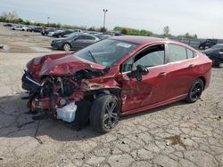 Salvage cars for sale at Indianapolis, IN auction: 2017 Chevrolet Cruze LT