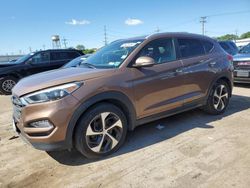 Salvage cars for sale from Copart Chicago Heights, IL: 2016 Hyundai Tucson Limited