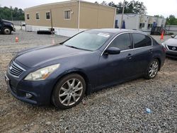 Flood-damaged cars for sale at auction: 2012 Infiniti G37