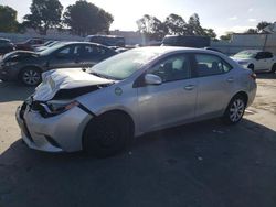 Salvage cars for sale from Copart Hayward, CA: 2015 Toyota Corolla L