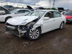 Salvage cars for sale at Elgin, IL auction: 2014 Honda Accord EXL