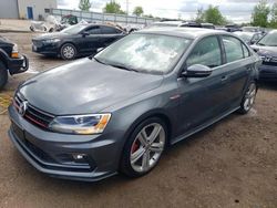 Salvage cars for sale at auction: 2016 Volkswagen Jetta GLI