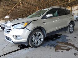 Salvage cars for sale from Copart Phoenix, AZ: 2017 Ford Escape Titanium