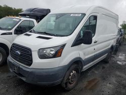 Salvage trucks for sale at East Granby, CT auction: 2017 Ford Transit T-250