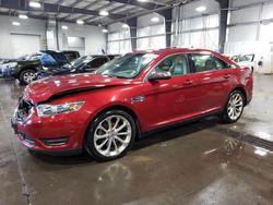 Salvage cars for sale at Ham Lake, MN auction: 2013 Ford Taurus Limited
