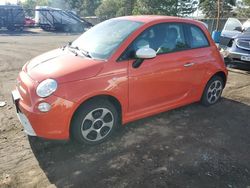 Salvage cars for sale at Denver, CO auction: 2015 Fiat 500 Electric