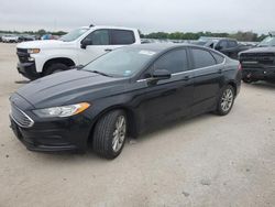 Salvage cars for sale at San Antonio, TX auction: 2017 Ford Fusion SE