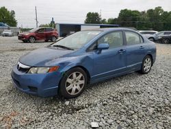 Salvage cars for sale from Copart Mebane, NC: 2009 Honda Civic LX