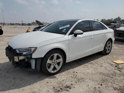 Salvage cars for sale from Copart Houston, TX: 2017 Audi A3 Premium