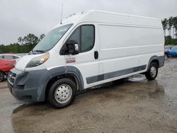 Salvage trucks for sale at Harleyville, SC auction: 2018 Dodge RAM Promaster 3500 3500 High