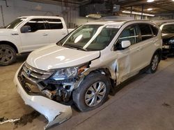 Salvage cars for sale from Copart Wheeling, IL: 2014 Honda CR-V EXL