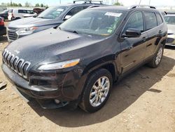 Salvage cars for sale from Copart Elgin, IL: 2016 Jeep Cherokee Limited