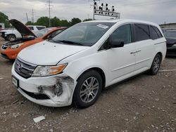 Salvage cars for sale at Columbus, OH auction: 2012 Honda Odyssey EXL