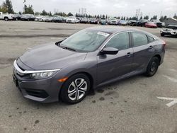 Salvage cars for sale from Copart Rancho Cucamonga, CA: 2018 Honda Civic LX