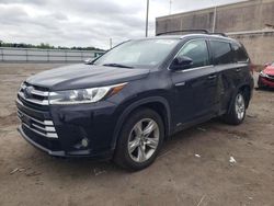 Salvage Cars with No Bids Yet For Sale at auction: 2018 Toyota Highlander Hybrid Limited