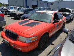 Salvage cars for sale from Copart Vallejo, CA: 2011 Ford Crown Victoria Police Interceptor