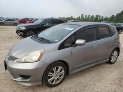 Vehiculos salvage en venta de Copart Houston, TX: 2009 Honda FIT Sport