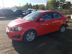 Salvage cars for sale from Copart Denver, CO: 2015 Chevrolet Sonic LT