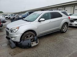 Salvage cars for sale at Louisville, KY auction: 2016 Chevrolet Equinox LT