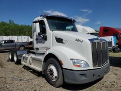 Salvage trucks for sale at Elgin, IL auction: 2019 Peterbilt 579