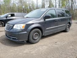 Salvage cars for sale from Copart Ontario Auction, ON: 2011 Chrysler Town & Country Touring