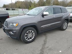 Salvage cars for sale at Assonet, MA auction: 2015 Jeep Grand Cherokee Limited