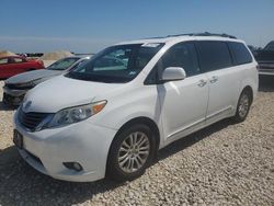 Salvage cars for sale at Temple, TX auction: 2014 Toyota Sienna XLE