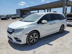 Salvage cars for sale at West Palm Beach, FL auction: 2020 Honda Odyssey Elite