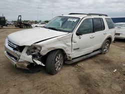 Salvage cars for sale at Woodhaven, MI auction: 2008 Ford Explorer Eddie Bauer