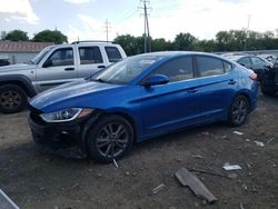 Salvage cars for sale at Columbus, OH auction: 2018 Hyundai Elantra SEL