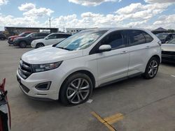 Salvage cars for sale at Grand Prairie, TX auction: 2015 Ford Edge Sport