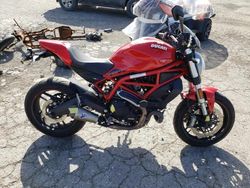 Salvage motorcycles for sale at Chicago Heights, IL auction: 2020 Ducati Monster 797+