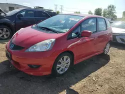 Salvage cars for sale at Elgin, IL auction: 2009 Honda FIT Sport