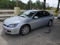 Honda Accord salvage cars for sale: 2007 Honda Accord EX