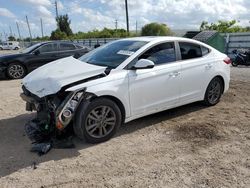 Salvage cars for sale at Miami, FL auction: 2017 Hyundai Elantra SE