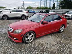 Salvage cars for sale from Copart Windsor, NJ: 2011 Mercedes-Benz C 300 4matic
