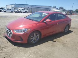 Salvage cars for sale at San Diego, CA auction: 2018 Hyundai Elantra SEL