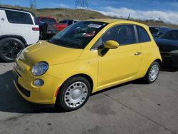 Salvage cars for sale at Littleton, CO auction: 2013 Fiat 500 POP