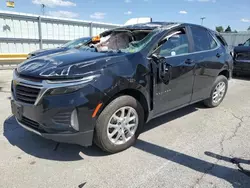 Salvage cars for sale at Dyer, IN auction: 2022 Chevrolet Equinox LT