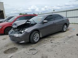 Salvage cars for sale at Kansas City, KS auction: 2017 Toyota Camry LE