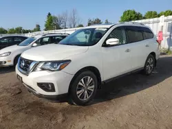Salvage cars for sale from Copart Ontario Auction, ON: 2017 Nissan Pathfinder S