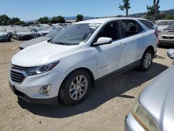 Salvage cars for sale from Copart San Martin, CA: 2018 Chevrolet Equinox LT